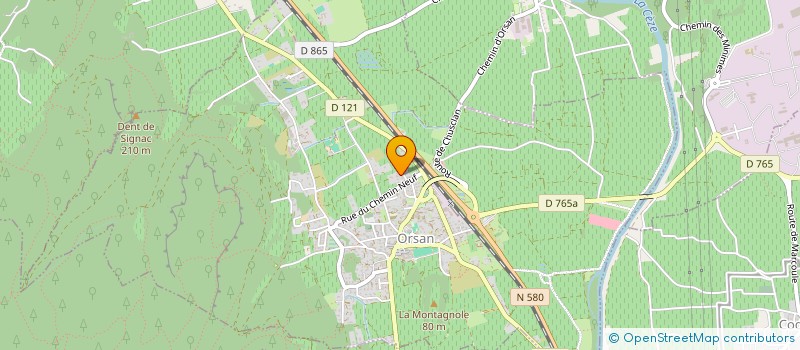 localisation de l'entreprise SAS MODO  BAGNOLS-SUR-CEZE