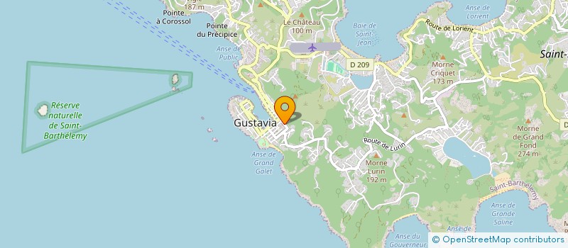 localisation de l'entreprise SAS MOGI à SAINT BARTHELEMY
