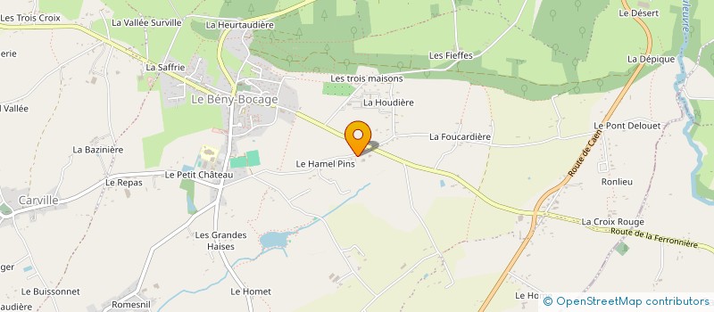 localisation de l'entreprise SAS MOISSERON à SOULEUVRE EN BOCAGE