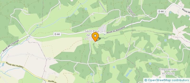 localisation de l'entreprise SAS MOLLICA-JAMES  VAL DE LOUYRE ET CAUDEAU