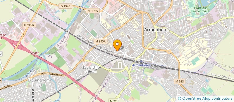 localisation de l'entreprise SAS MONA FM à ARMENTIERES