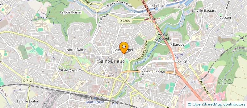 localisation de l'entreprise SAS MONDAU à SAINT-BRIEUC