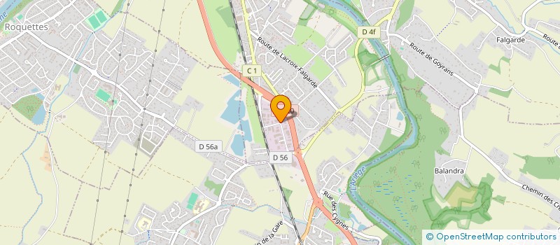 localisation de l'entreprise SAS MONDIA  PINSAGUEL