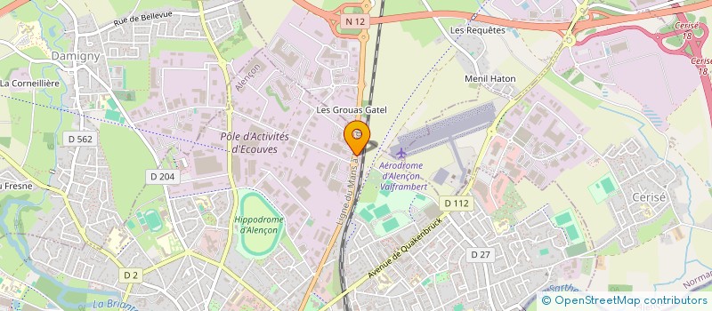 localisation de l'entreprise SAS MONDIAL PARE-BRISE ALENCON à ALENCON