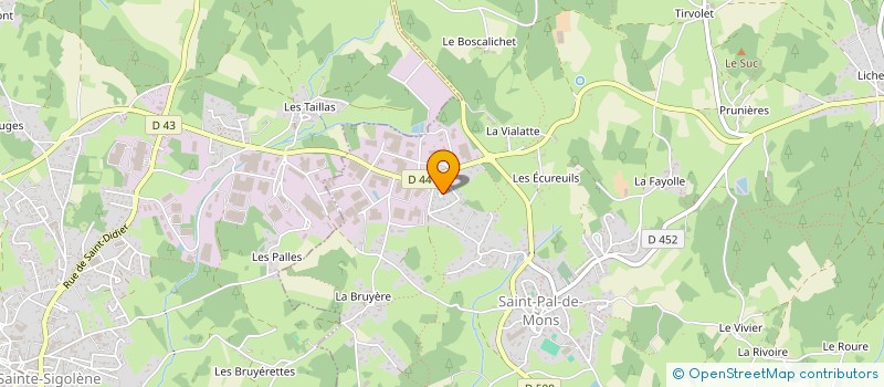 localisation de l'entreprise SAS MONDON à SAINT-PAL-DE-MONS