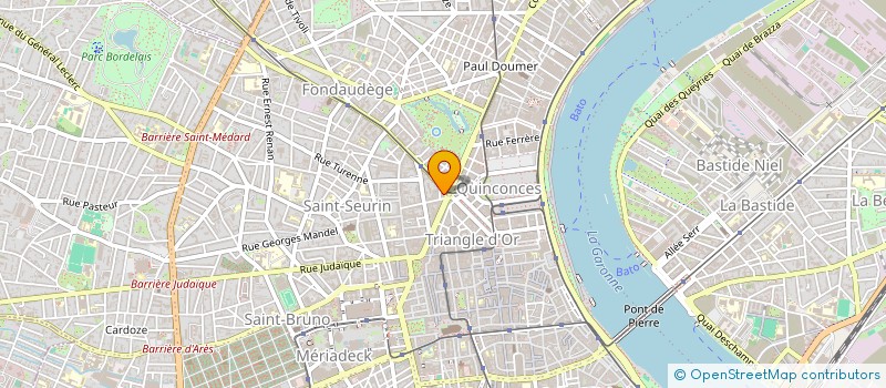 localisation de l'entreprise SAS MONFICHU à BORDEAUX