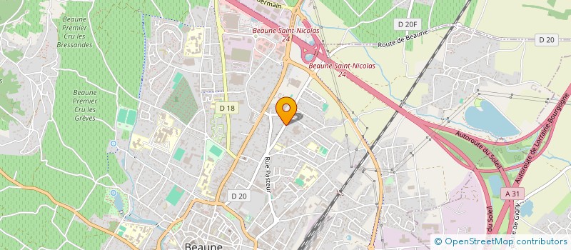 localisation de l'entreprise SAS MONNOT LMT à BEAUNE