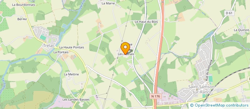 localisation de l'entreprise SAS MONSIMET ENVIRONNEMENT  TADEN