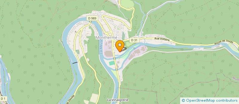 localisation de l'entreprise SAS MONTHERME  MONTHERME