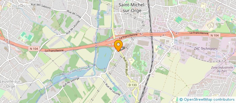 localisation de l'entreprise SAS MONTIS  BRETIGNY-SUR-ORGE