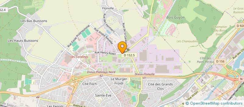 localisation de l'entreprise SAS MONTLOUIS INGENIERIE à DREUX