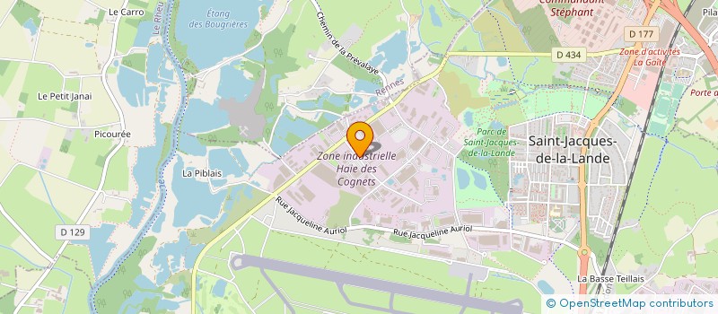 localisation de l'entreprise SAS MORAND-BERREE  SAINT-JACQUES-DE-LA-LANDE