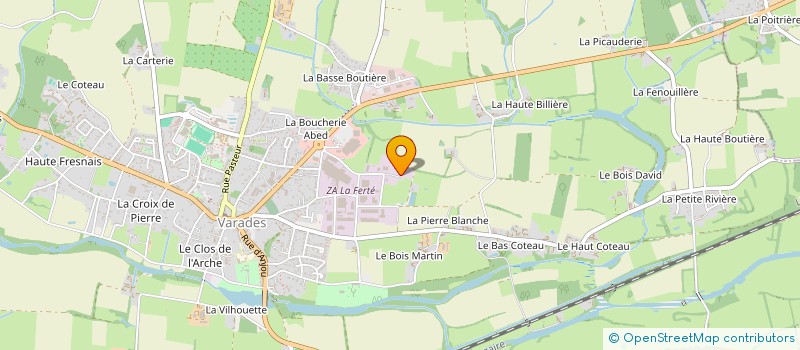 localisation de l'entreprise SAS MOREAU TP à LOIREAUXENCE