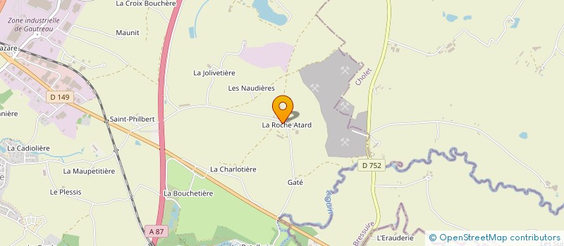 localisation de l'entreprise SAS MORIN FRERES  MORTAGNE-SUR-SEVRE