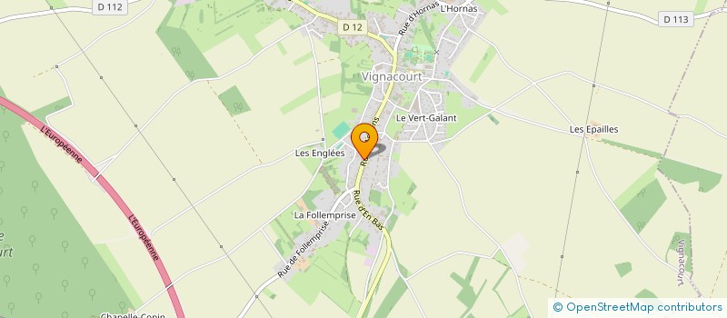 localisation de l'entreprise SAS MORIVAL IMMO  VIGNACOURT