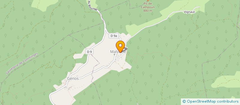 localisation de l'entreprise SAS MORLIERE  GENOS