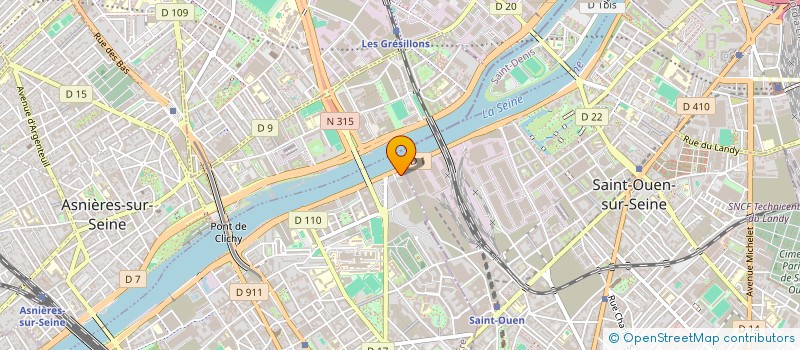localisation de l'entreprise SAS MORPHEUS BLEU à CLICHY