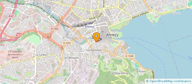 localisation de l'entreprise SAS MOSBHATT à ANNECY
