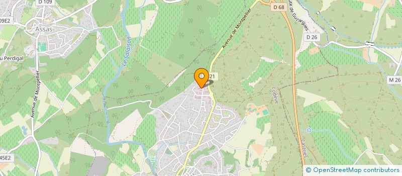 localisation de l'entreprise SAS MOTORS AUTOMOBILE 34  TEYRAN