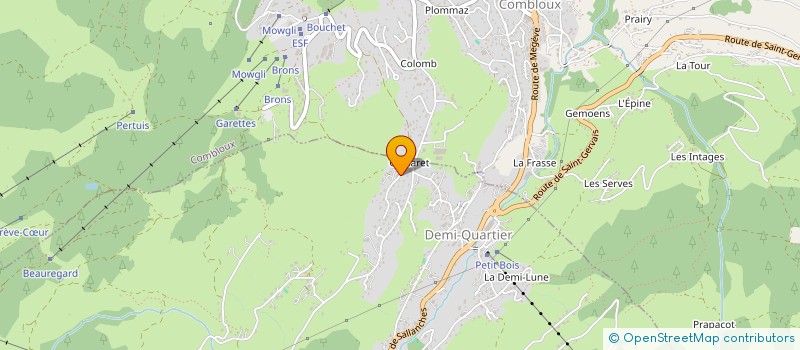 localisation de l'entreprise SAS MOZART  DEMI-QUARTIER