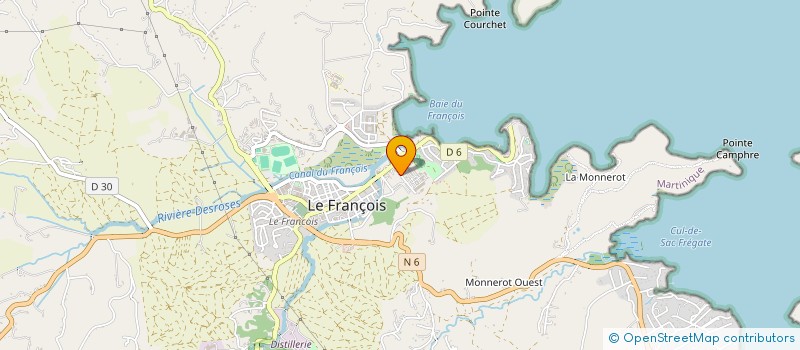 localisation de l'entreprise SAS MP à LE FRANCOIS