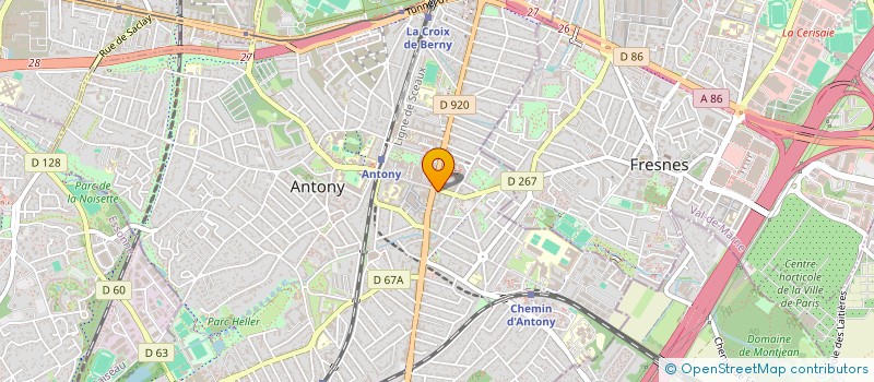 localisation de l'entreprise SAS MPA à ANTONY