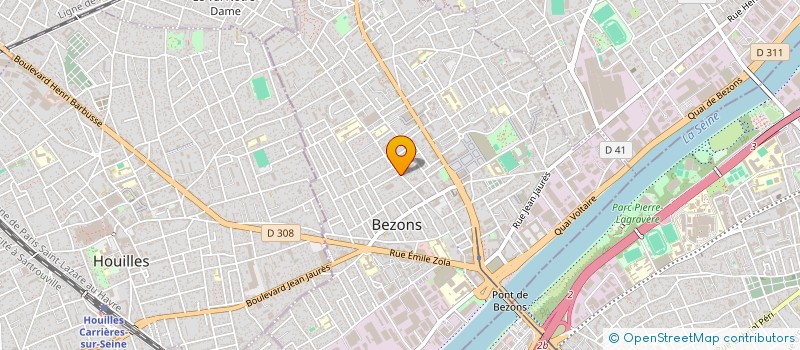 localisation de l'entreprise SAS MR à BEZONS