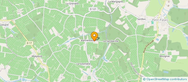 localisation de l'entreprise SAS MR.J CUISINE & WINE  LUSSAC