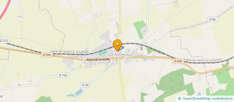 localisation de l'entreprise SAS MRJD à LE MERLERAULT
