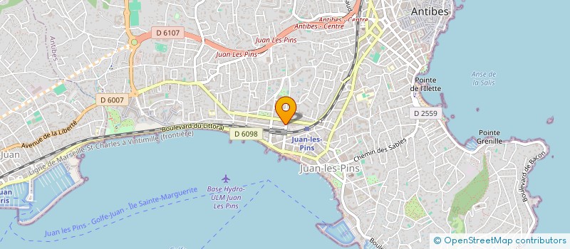 localisation de l'entreprise SAS MS CONCEPT à ANTIBES