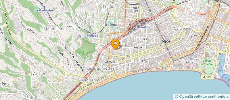 localisation de l'entreprise SAS MSK  NICE