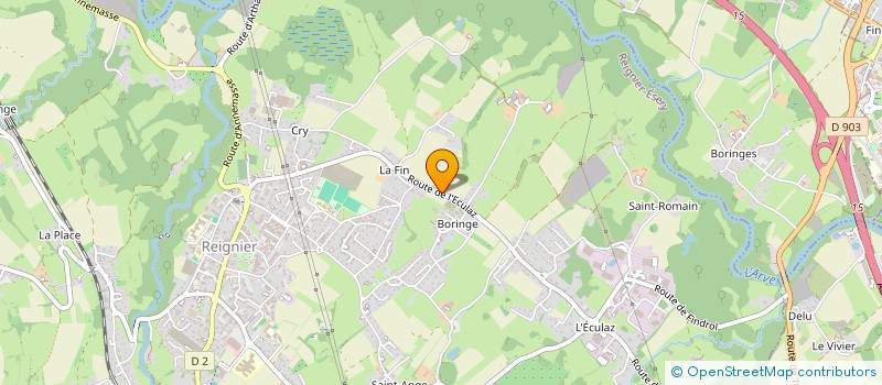 localisation de l'entreprise SAS MUGNIER TRANSPORTS à REIGNIER-ESERY