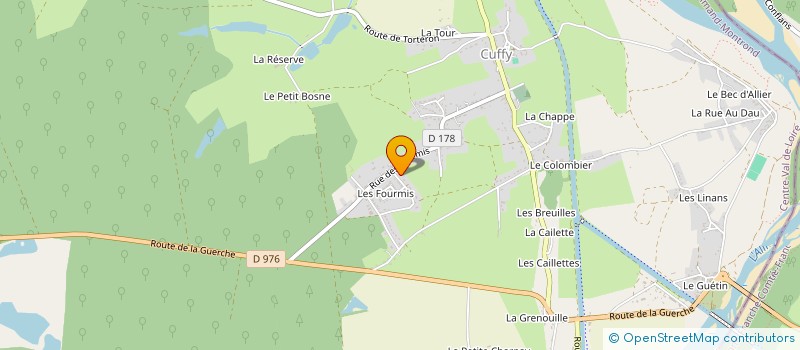 localisation de l'entreprise SAS MULLER  CUFFY