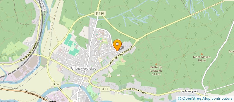 localisation de l'entreprise SAS MULLER OLIVIER  CHOISY-AU-BAC