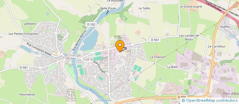 localisation de l'entreprise SAS MUN'INVEST  CHANGE