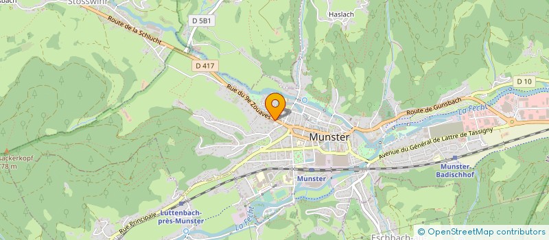 localisation de l'entreprise SAS MUNDIS à MUNSTER