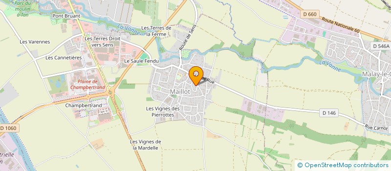 localisation de l'entreprise SAS MURBAT  SENS