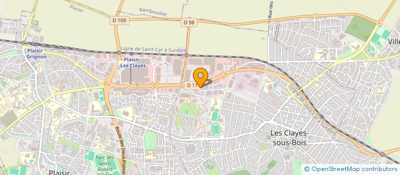 localisation de l'entreprise SAS MUST CBD SHOP à LES CLAYES-SOUS-BOIS