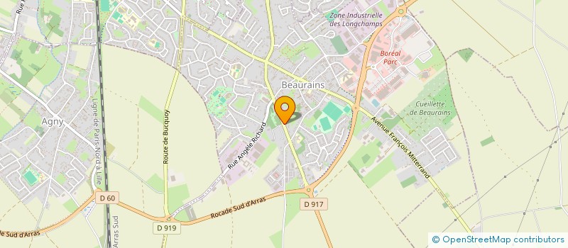 localisation de l'entreprise SAS MY AUTOMOBILES  BEAURAINS