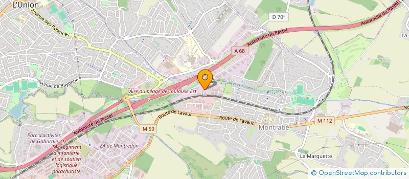 localisation de l'entreprise SAS MYCLO  MONTRABE