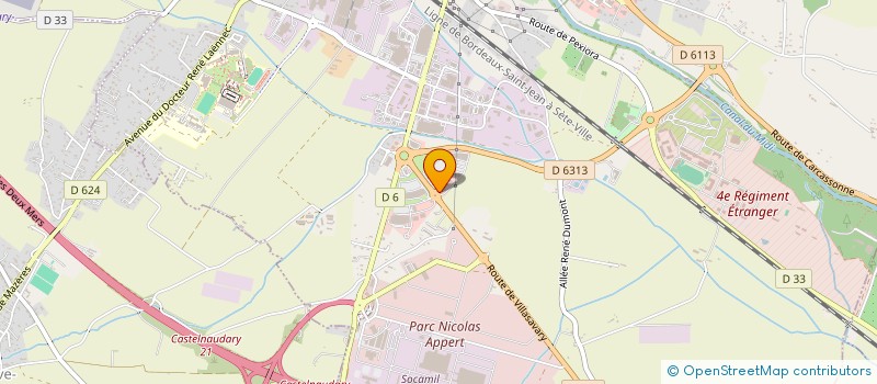 localisation de l'entreprise SAS MYOPTIC à CASTELNAUDARY