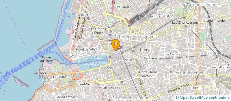 localisation de l'entreprise SAS MYV BIJOUTERIE à MARSEILLE 1ER