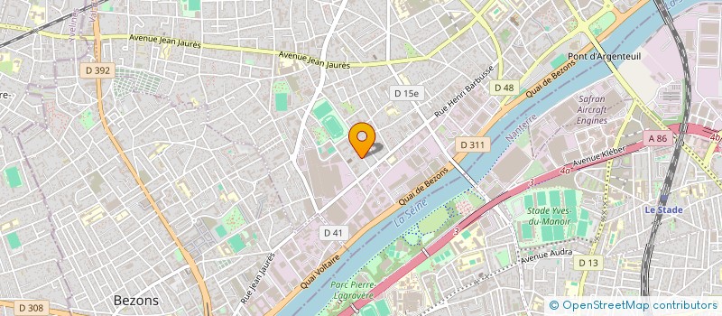 localisation de l'entreprise SAS MZ TRANSPORT  ARGENTEUIL