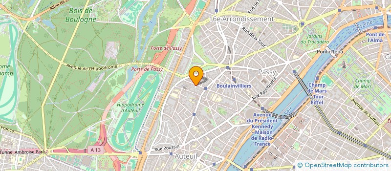 localisation de l'entreprise SAS N. DE LAVERGNOLLE  PARIS