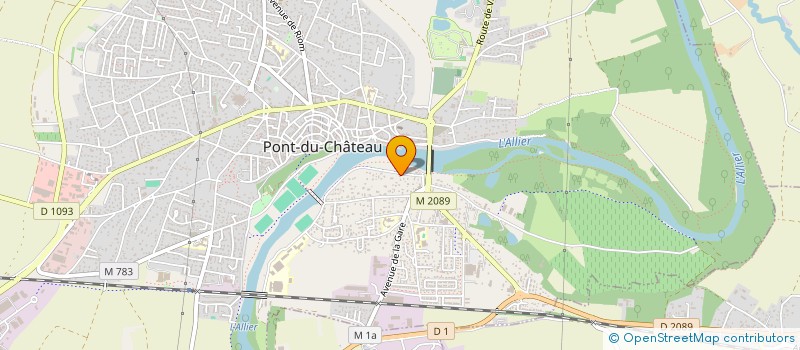 localisation de l'entreprise SAS N.M.H  PONT-DU-CHATEAU