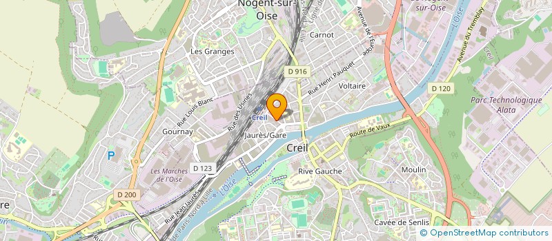 localisation de l'entreprise SAS NABI ONGLES à CREIL