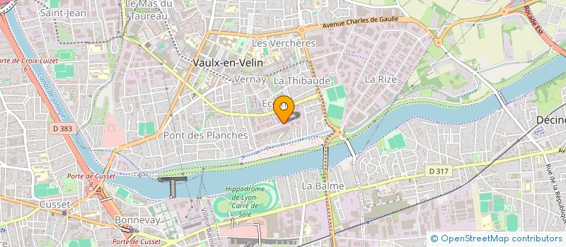 localisation de l'entreprise SAS NACTIV AUTO  VAULX-EN-VELIN