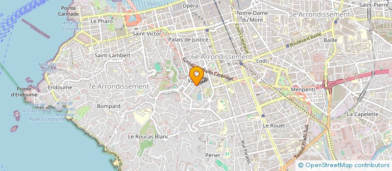 localisation de l'entreprise SAS NAIA  MARSEILLE