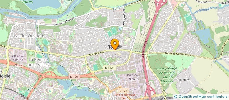 localisation de l'entreprise SAS NAIA à TORCY