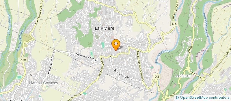 localisation de l'entreprise SAS NALIA 974  SAINT-LOUIS